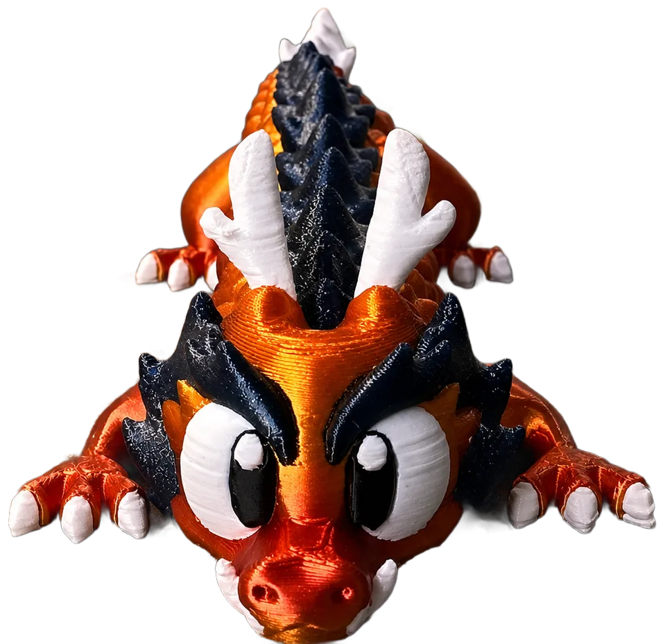 Inferno draak, 3D-geprint